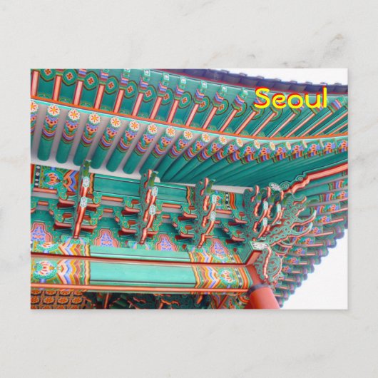 Seoul Eaves Briefkaart (Voorkant)