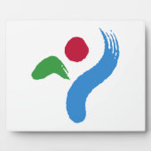 Seoul Flag Plaque Fotoplaat (Voorkant)