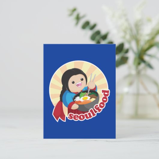 Seoul Food Briefkaart (Staand voorkant)