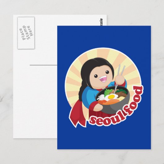 Seoul Food Briefkaart (Voorkant / Achterkant)