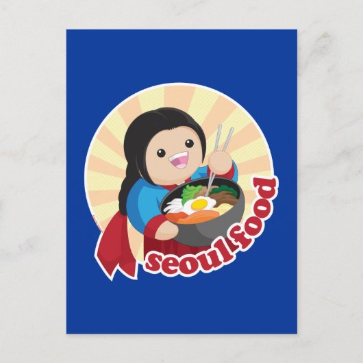 Seoul Food Briefkaart (Voorkant)