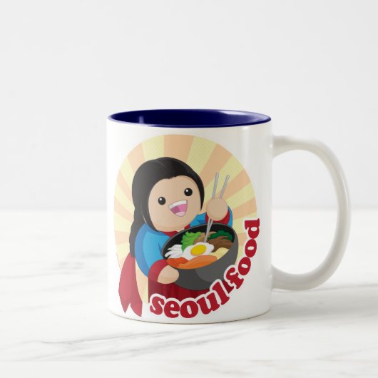 Seoul Food Tweekleurige Koffiemok (Rechts)