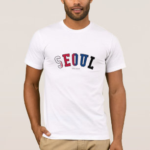 Seoul in de nationale kleuren van Zuid-Korea T-shirt