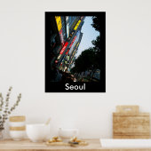 Seoul in Dusk Poster (Keuken)