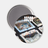 Seoul in Zuid-Korea Magneet (Voorkant / Achterkant)