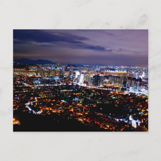 Seoul Korea Briefkaart (Voorkant)