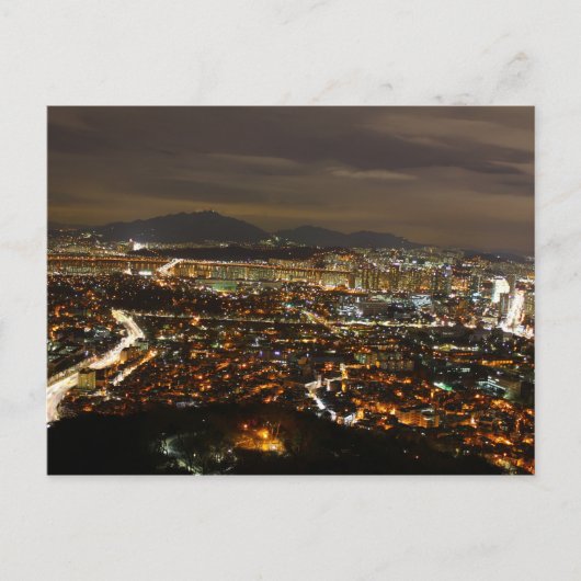 Seoul Korea Briefkaart (Voorkant)