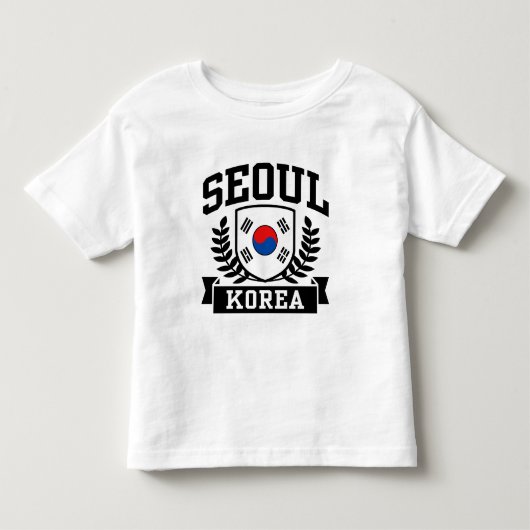 Seoul Korea Kinder Shirts (Voorkant)