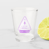 Seoul Korea Passport Stamp Shot Glas (Voorkant)