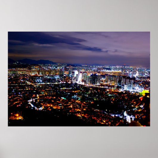 Seoul Korea poster (Voorkant)