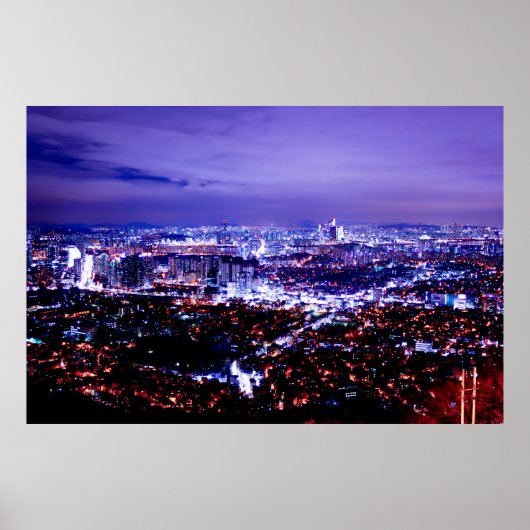 Seoul Korea poster (Voorkant)