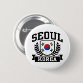 Seoul Korea Ronde Button 5,7 Cm (Voorkant /achterkant)