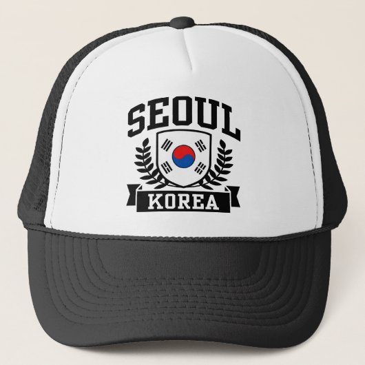 Seoul Korea Trucker Pet (Voorkant)