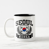 Seoul Korea Tweekleurige Koffiemok (Links)