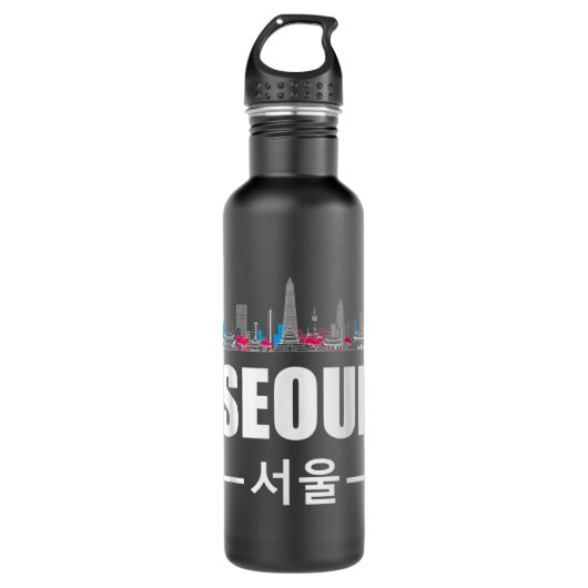 Seoul Kpop Zuid-Korea Koreaanse Pop Gift Waterfles (Voorkant)