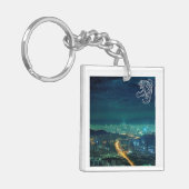 SEOUL landschaptijger Sleutelhanger (Voorkant Links)