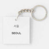 SEOUL landschaptijger Sleutelhanger (Achterkant)