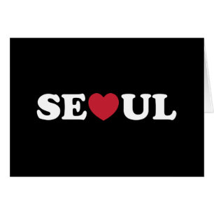 Seoul Liefde Hart Kaart