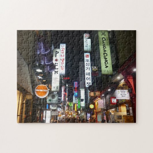 Seoul lights legpuzzel (Horizontaal)