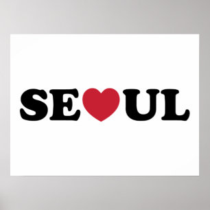 Seoul Love Hart Poster