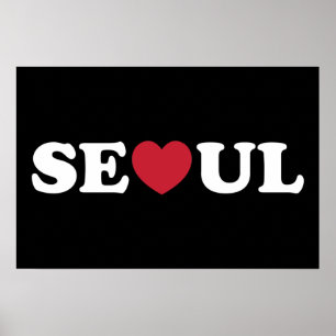 Seoul Love Hart Poster