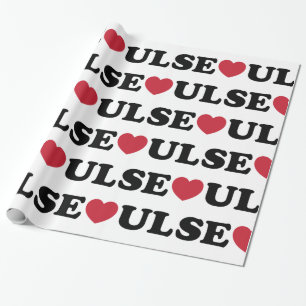 Seoul Love Heart Cadeaupapier