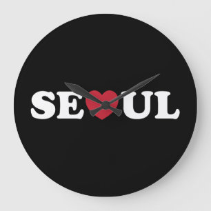 Seoul Love Heart Grote Klok