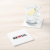 Seoul Love Heart Kartonnen Onderzetters (Insitu)
