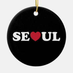 Seoul Love Heart Keramisch Ornament