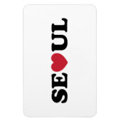 Seoul Love Heart Magneet (Verticaal)
