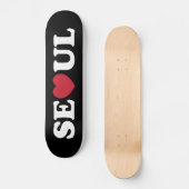 Seoul Love Heart Persoonlijk Skateboard (Voorkant)