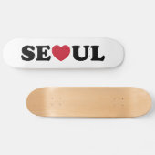 Seoul Love Heart Persoonlijk Skateboard (Horizontaal)