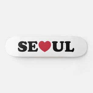Seoul Love Heart Persoonlijk Skateboard