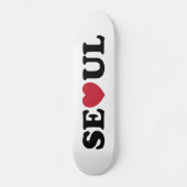 Seoul Love Heart Persoonlijk Skateboard (Voorkant)