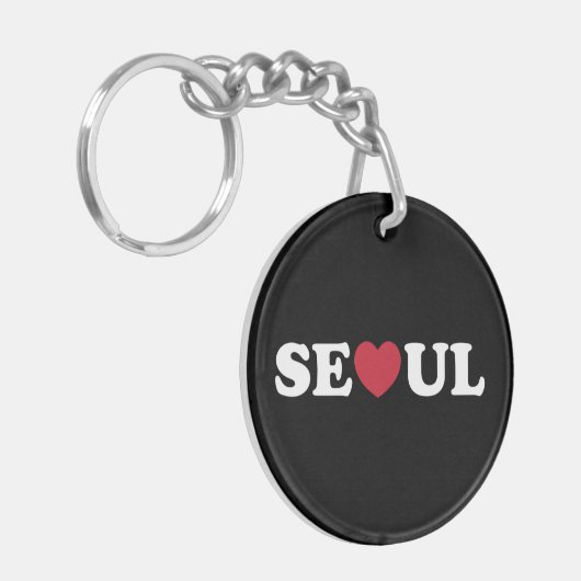 Seoul Love Heart Sleutelhanger (Voorkant Links)