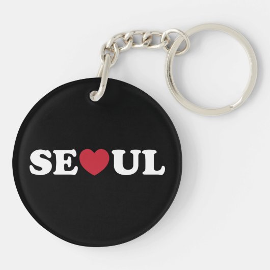 Seoul Love Heart Sleutelhanger (Achterkant)