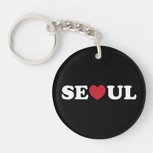 Seoul Love Heart Sleutelhanger (Voorkant)
