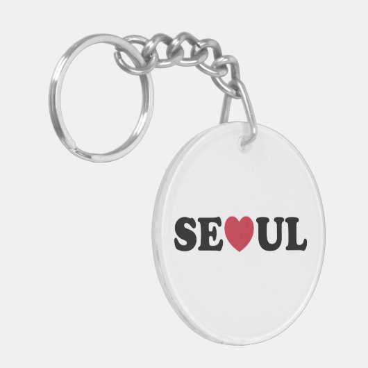 Seoul Love Heart Sleutelhanger (Voorkant Links)