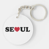 Seoul Love Heart Sleutelhanger (Achterkant)