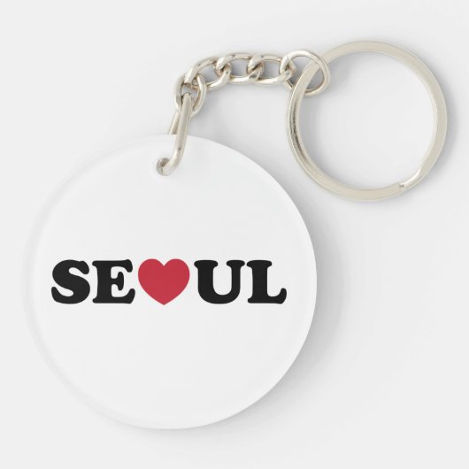 Seoul Love Heart Sleutelhanger (Achterkant)