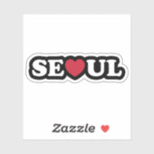 Seoul Love Heart Sticker (Vel)