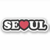 Seoul Love Heart Sticker (Voorkant)