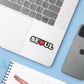 Seoul Love Heart Sticker (Laptop met iPhone)