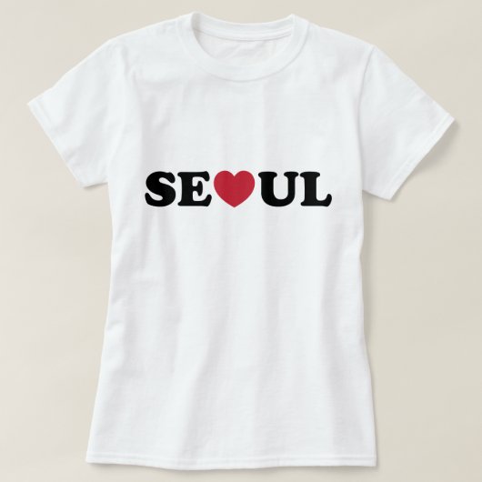 Seoul Love Heart T-shirt (Design voorkant)