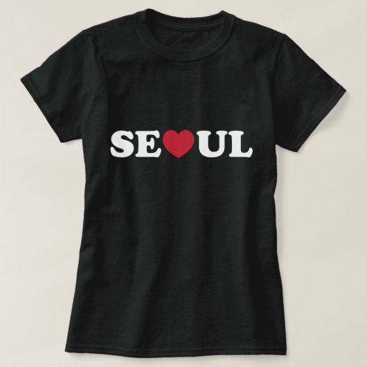Seoul Love Heart T-shirt (Design voorkant)