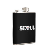 Seoul Love Heart Taegeukgi Flag Heupfles (Rechts)