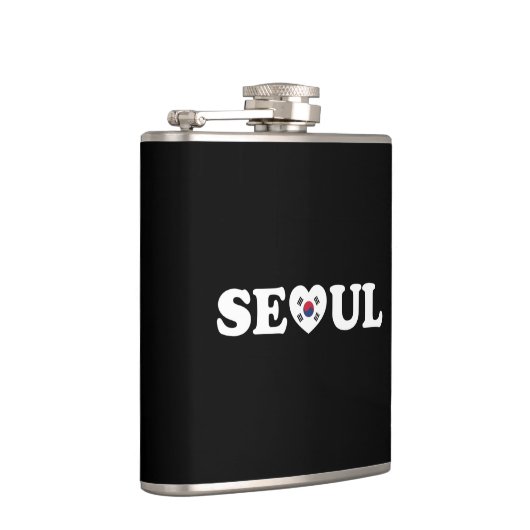 Seoul Love Heart Taegeukgi Flag Heupfles (Rechts)