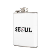 Seoul Love Heart Taegeukgi Flag Heupfles (Links)