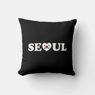 Seoul Love Heart Taegeukgi Flag Kussen