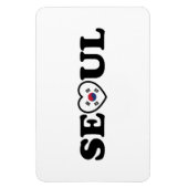 Seoul Love Heart Taegeukgi Flag Magneet (Verticaal)